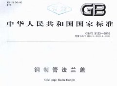 GBT 9123-2010 钢制管法兰盖