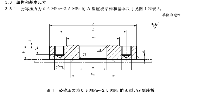 船用法兰焊接座板