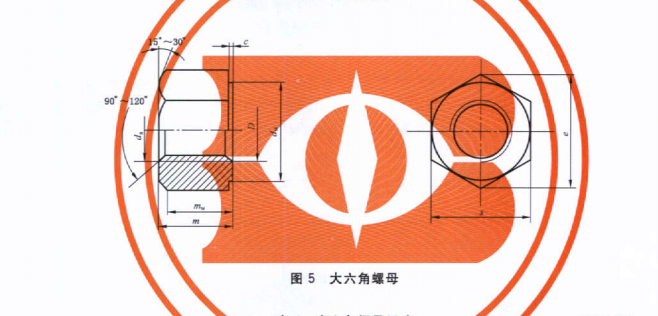 紧固件螺母的图